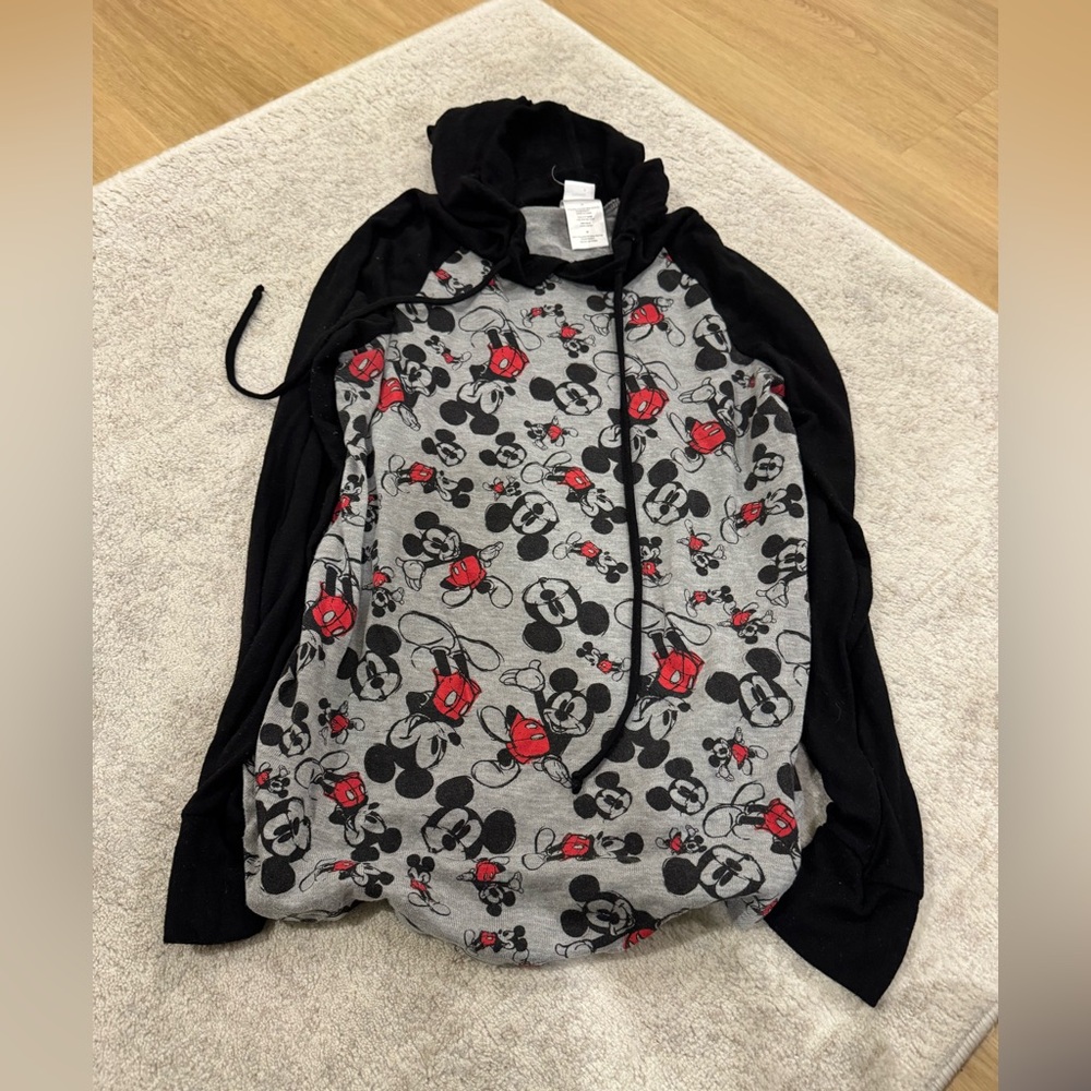 Disney Mickey Mouse Gray and Black Kids Jacket